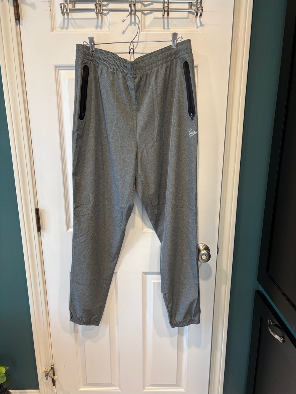 Men's Gray Active Jogger Pants - Lightweight Athletic Fit